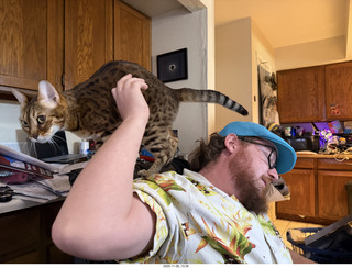 Noah and cat Pickle