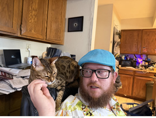 Noah and cat Pickle