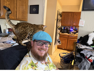 Noah and cat Pickle