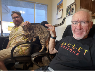 Noah and cat Pickle