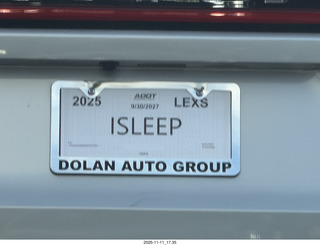 n8377w car license plate
