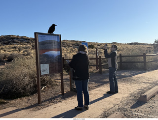 402 a2q. Utah - Canyonlands National Park - Mesa Arch hike - raven, Heather, Tyler