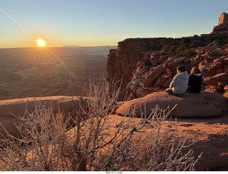 498 a2q. Utah - Canyonlands National Park - Green River Overlook - Heather and Tyler