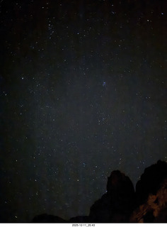 589 a2q. Utah - just outside Moab - night