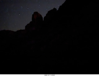 607 a2q. Utah - just outside Moab - night