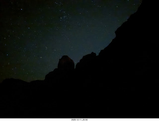 610 a2q. Utah - just outside Moab - night