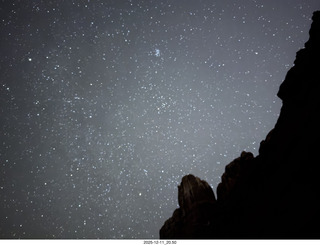 611 a2q. Utah - just outside Moab - night