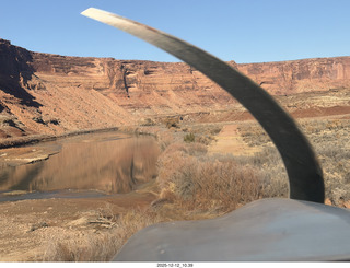 36 a2q. aerial - Utah - Mineral Canyon airstrip landing