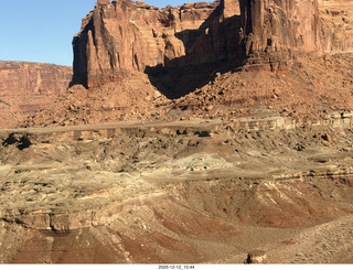 64 a2q. aerial - Utah - canyonlands - Mineral Canyon - mine area