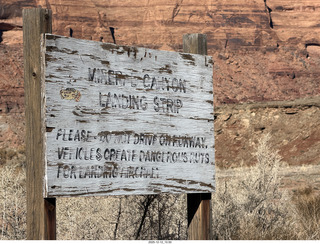 78 a2q. Utah - Mineral Canyon sign