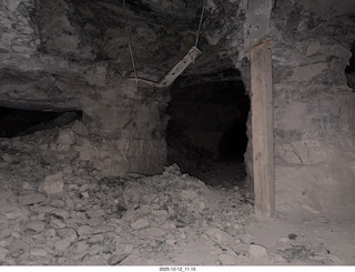 123 a2q. Utah - Mineral Canyon hike - inside the mine