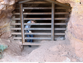 129 a2q. Utah - Mineral Canyon hike - mine - Tyler
