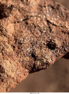 236 a2q. Utah -  Mineral Canyon hike - rock close-up