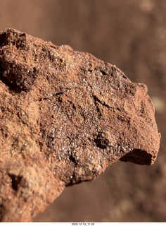 237 a2q. Utah -  Mineral Canyon hike - rock close-up
