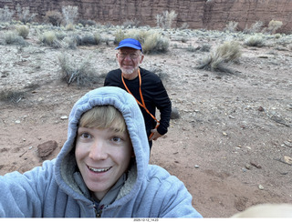420 a2q. Utah - Hidden Splendor hike - Tyler and Adam selfie