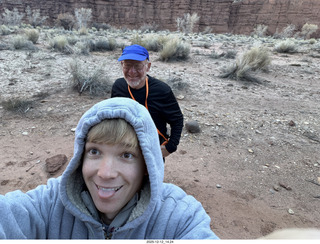 426 a2q. Utah - Hidden Splendor hike - Tyler and Adam selfie