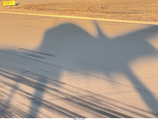 596 a2q. aerial - Utah - canyonlands - my shadow