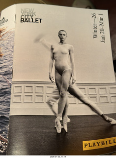 New York City - Manhattan - New York Ballet program