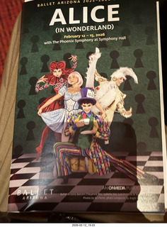 Ballet Arizona - Alice in Wonderland program