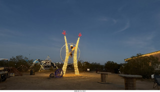 Arizona Flying Circus - man figure - night