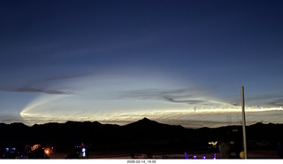 Arizona Flying Circus - man figure - sunset