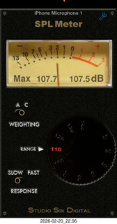 Celebrity Theaters - 108 dB SPL