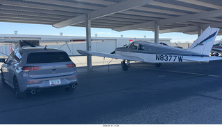 car and airplane N8377W