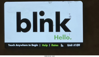 blnk brand sign