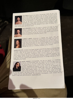 New York Cithy - Joyce Theater - Dave Parsons dance program