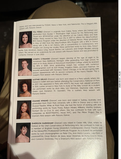New York Cithy - Joyce Theater - Dave Parsons dance program