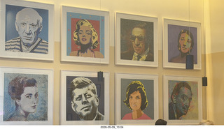 New York City - Carnegie Diner & Cafe - Andy Worhol wall