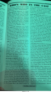 New York City - Rocky Horror Show program